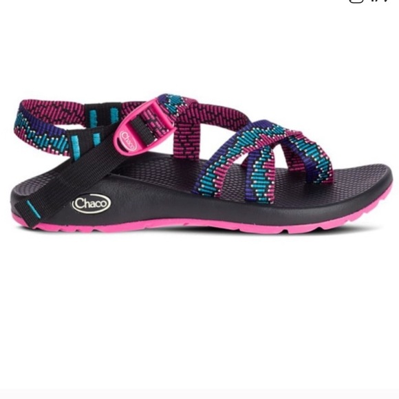 Chaco Shoes - Chaco Shoes Z2 Classic Sandals Womens Size 9 Pink Blue Black Outdoor Casual